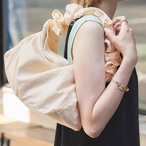 MOLERFO Cute Purse Adjustable 2 in 1 Drawstring Strap